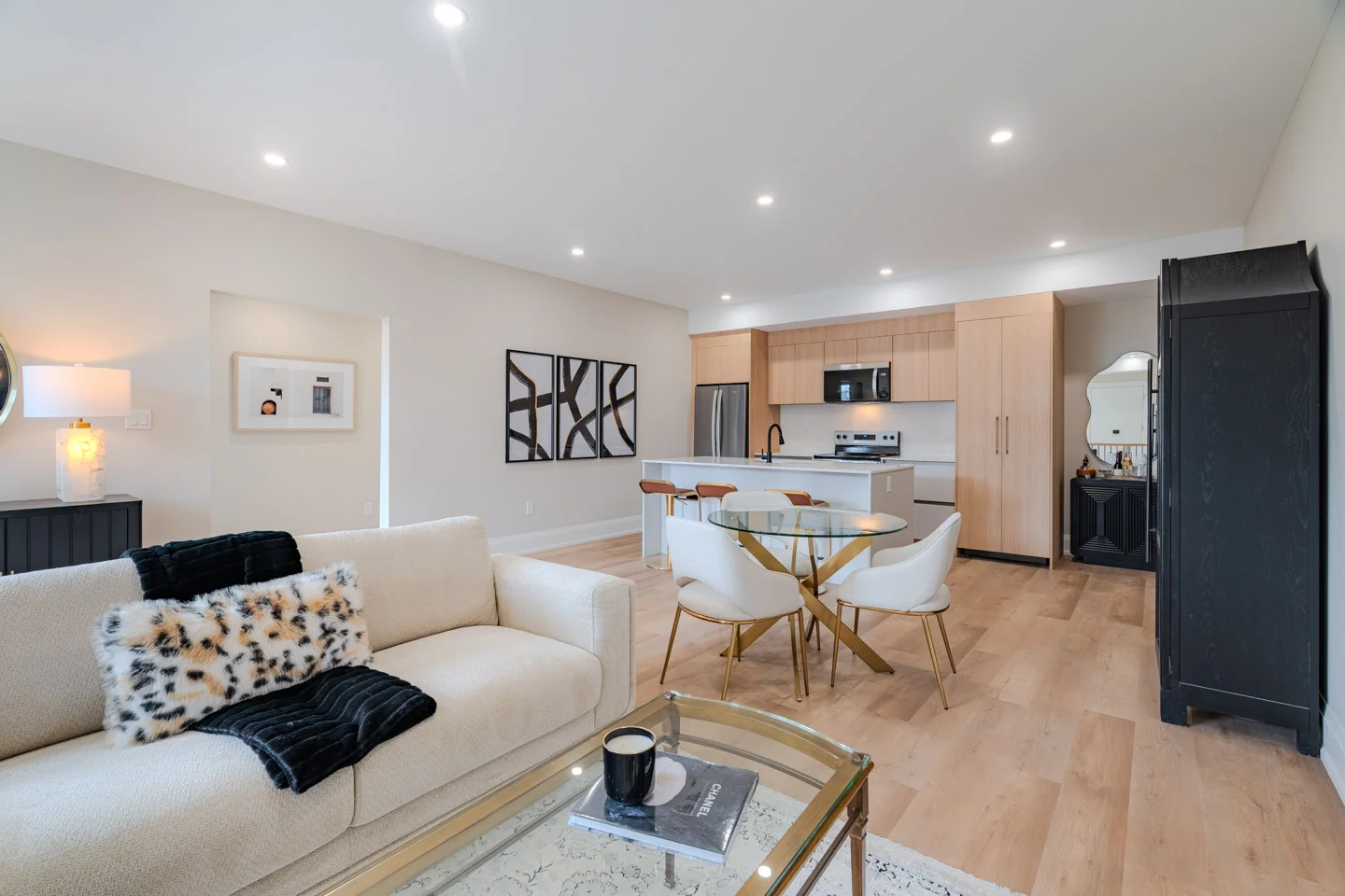 Spacious Open Living Room