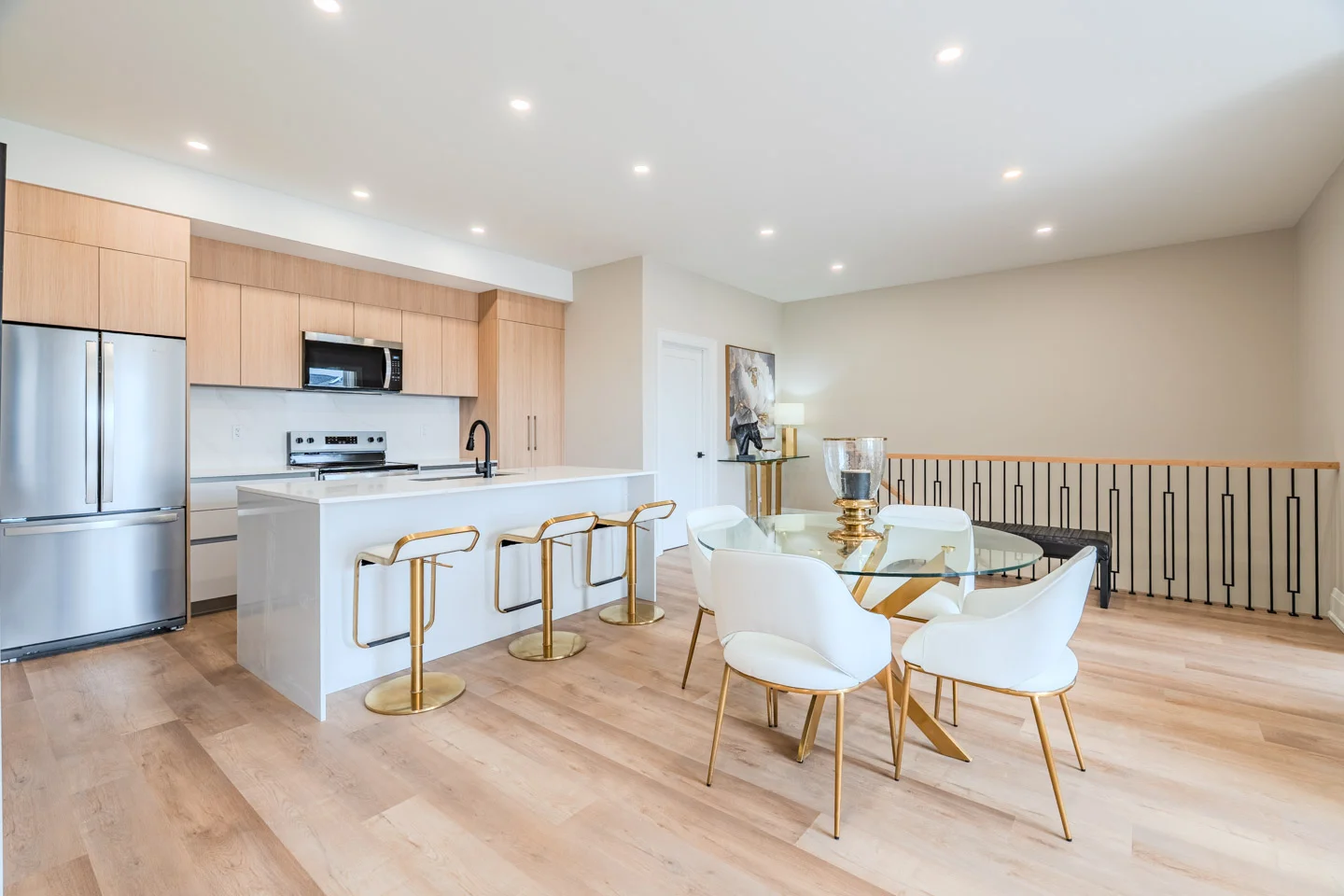Bright Open-Concept Kitchen