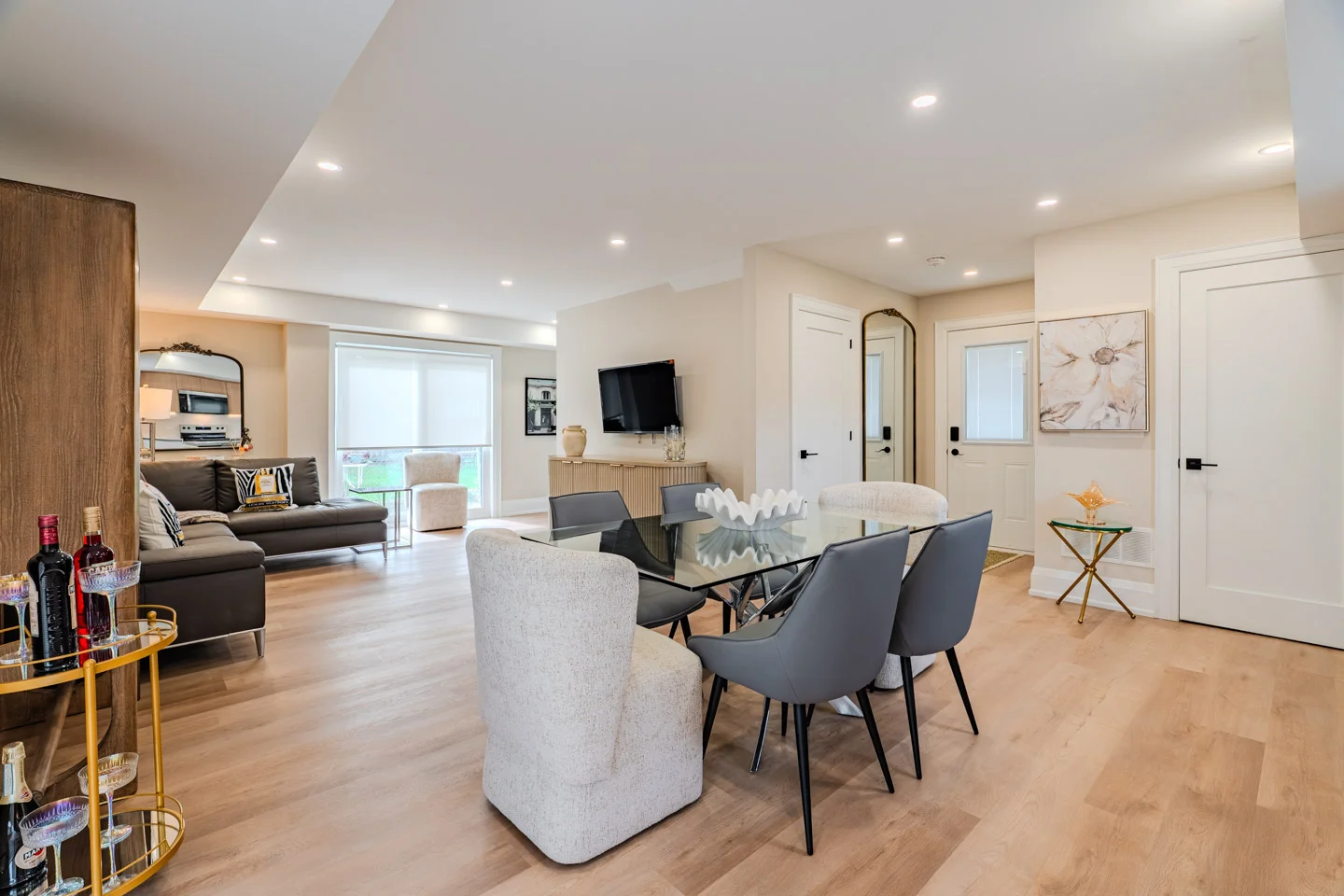 Modern Open-Concept Dining Space